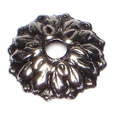 Midwest Fastener 3/4" Antique Silver Rosettes 8PK 76587